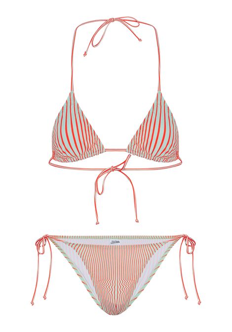 bikini set body morphing donna bianco e nero JEAN PAUL GAULTIER | 25/33-F-BS021-J5714216